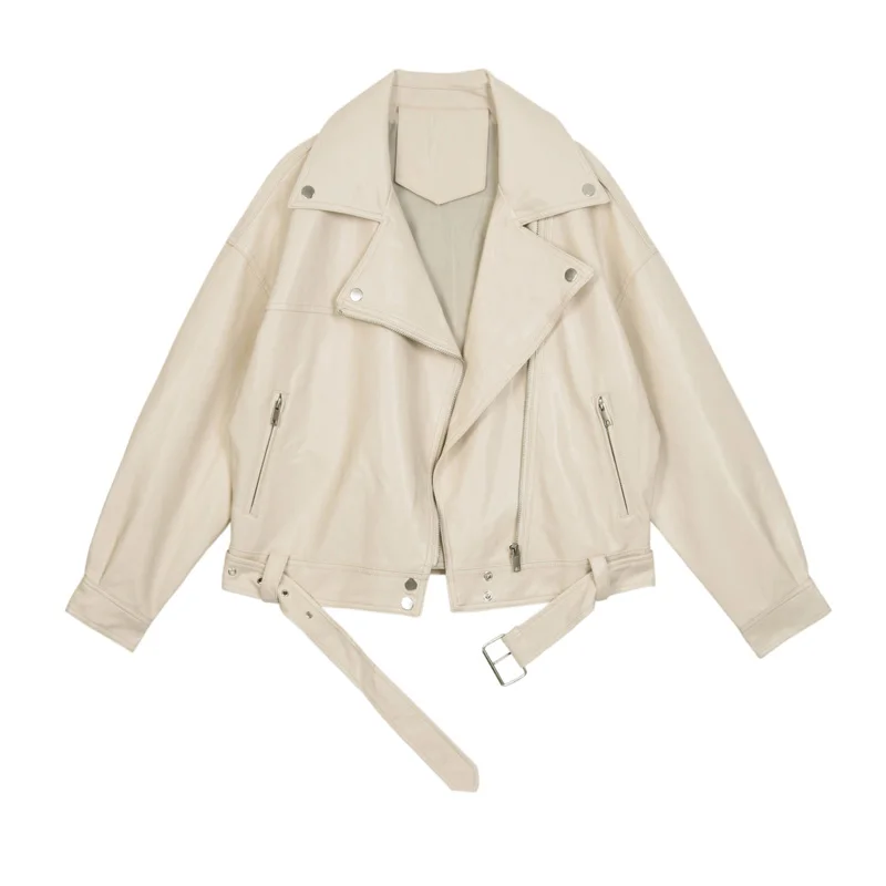 Мотоциклетная кожаная куртка женская 2019 новая корейская повседневная bf wind