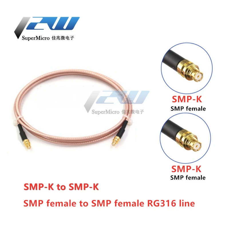 SMP папа к Женский коаксиальный кабель J/SMP K KW тестовая Перемычка RG316 Кабель