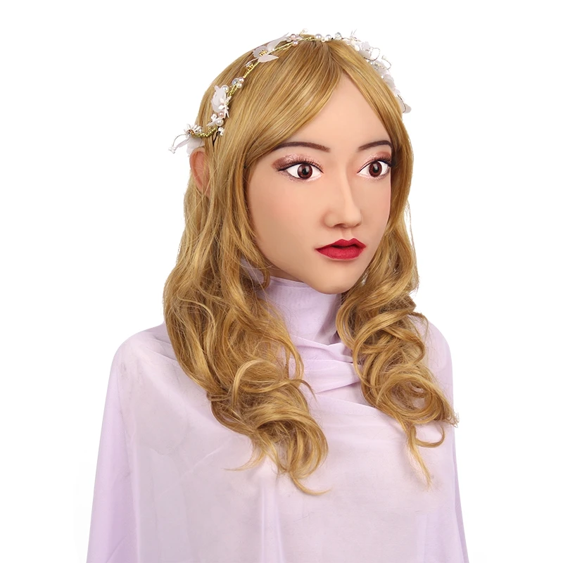 Sivir маска для лица Реалистичная мягкая силиконовая женская маскарада на Хэллоуин