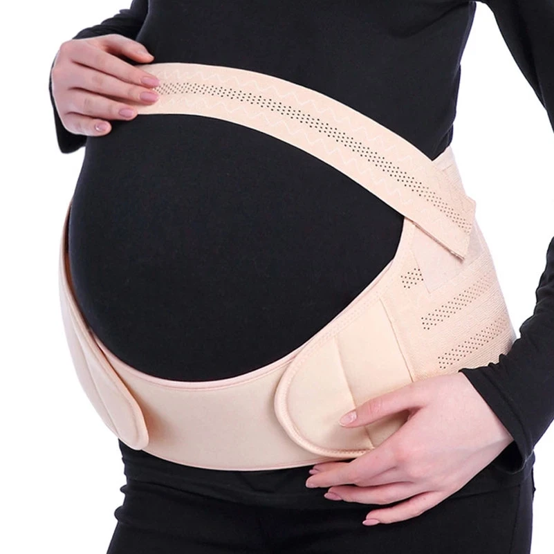 Cinturones de maternidad para mujeres embarazadas, cintur&oacute;n para el cuidado de la cintura, banda para el Abdomen, soporte para la espalda, vendaje Prenatal, Protector para el embarazo-2