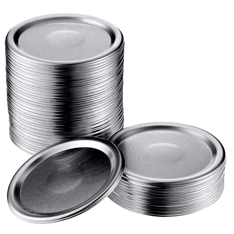 

144-Count Canning Lids Regular Mouth for Ball Kerr Jars Leakproof Mason Jar Lids for Canning (70MM Diameter)