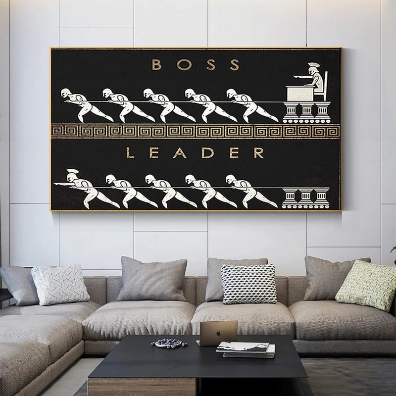 

Nordic Graffiti Art Leaders Canvas Painting Boss Home Cuadros Decor Posters and Prints Street Wall Art Pictures for Living Room