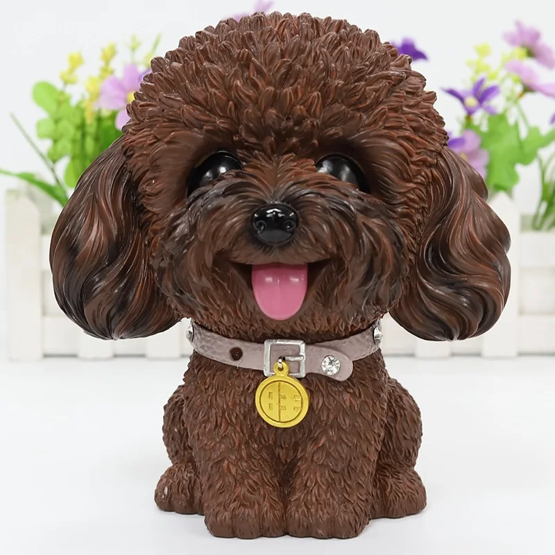 Забавная Милая копилка безопасная собака Мультяшные креативные коробочки для