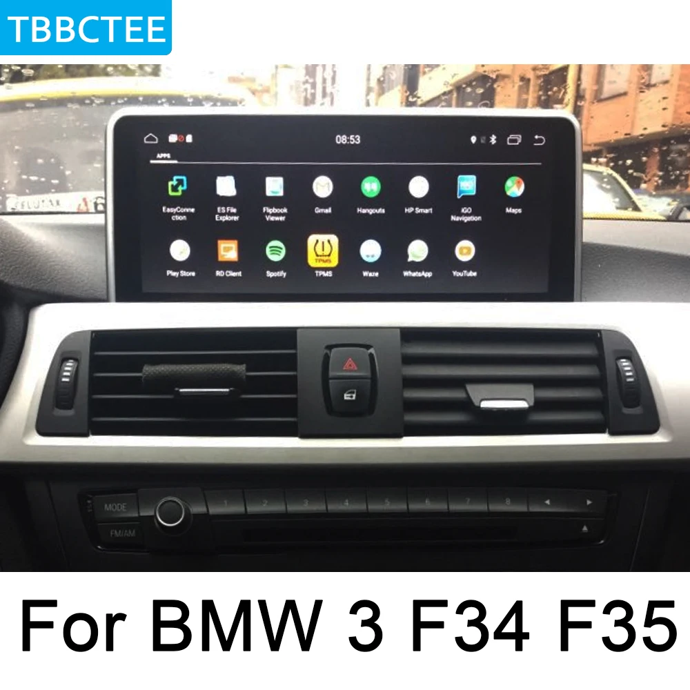 Автомобильная система Android для BMW 3 серии F34 F35 2013-2016 NTB 1080P IPS ЖК-экран автомобильный