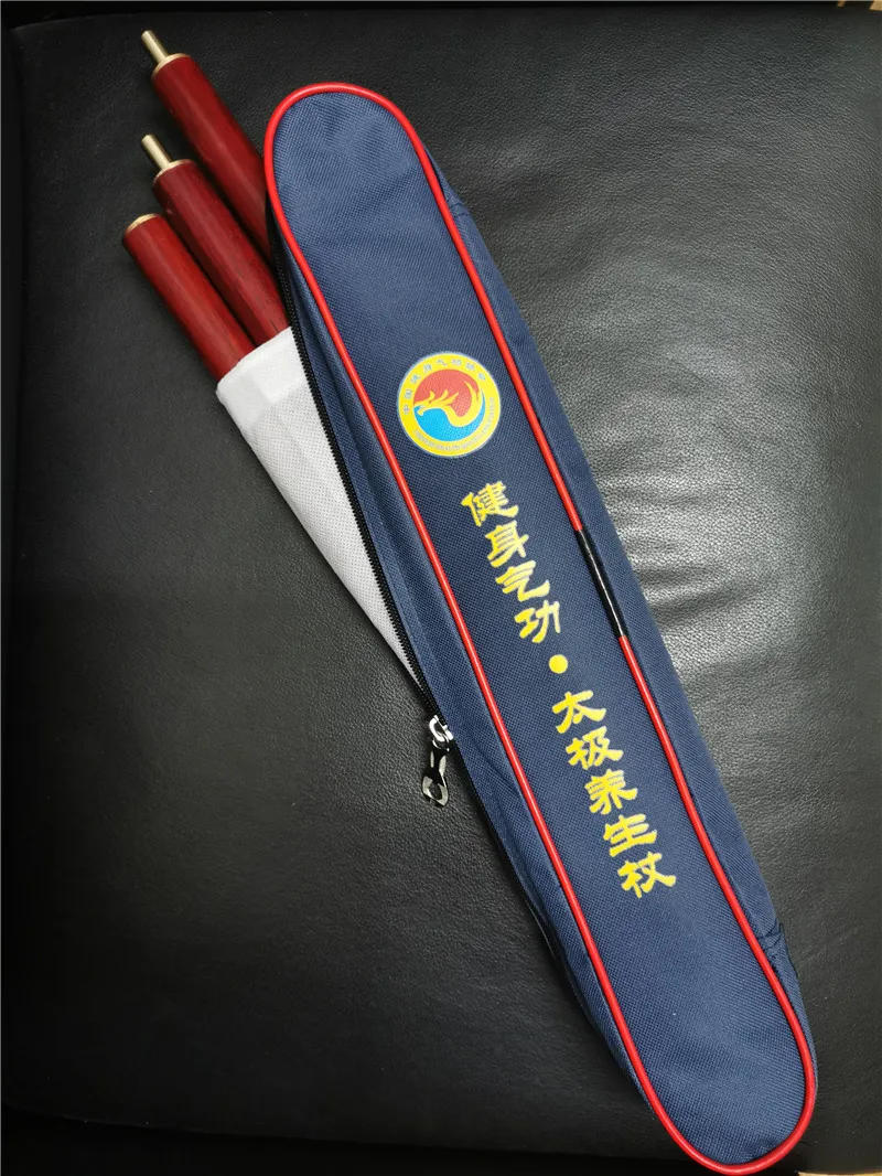 Тай Чи палочки цигун сотрудников Бо 3 секции Йога Фитнес палочки|3 section staff|tai chi