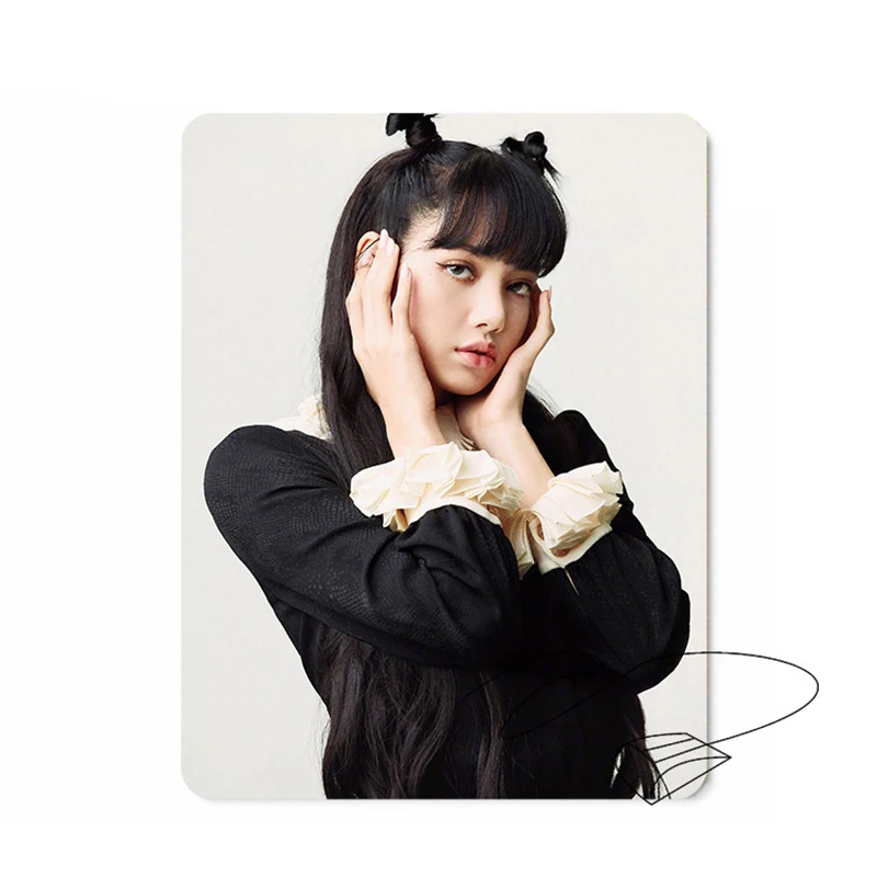 

BP ELLA Magazine Poster Photo Print Office Supply Silicone Mouse Pad LISA JENNIE ROSE JISOO