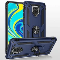 luxury armor shockproof case for xiaomi redmi note 9 pro 9s case silicone bumper hybrid cover for redmi note9 pro max metal ring