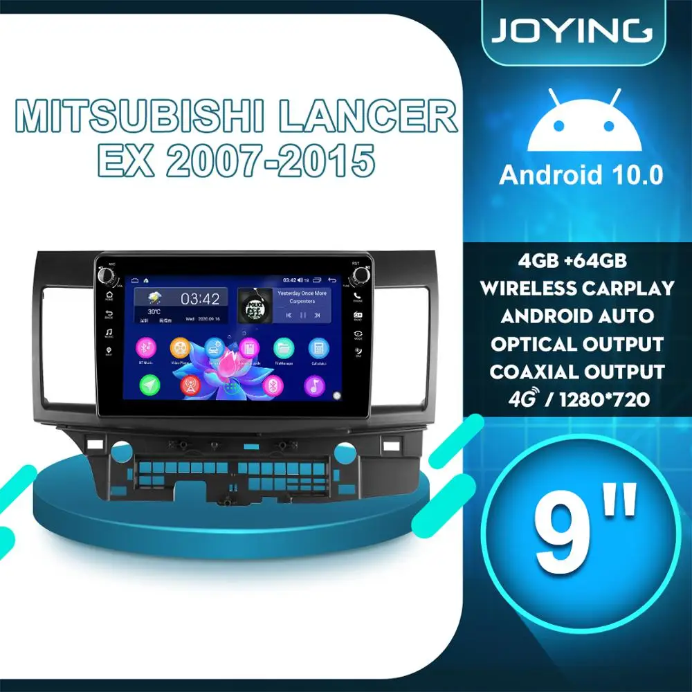 Автомагнитола 9 дюймов Android 10 4 + 64 ГБ для Mitsubishi Lancer EX 2007 2015|Автомагнитолы| |