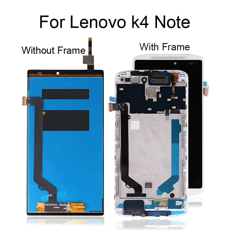 ЖК дисплей для Lenovo K4 Note A7010 сенсорный экран с дигитайзером в сборе + рамка Vibe Lemon X3