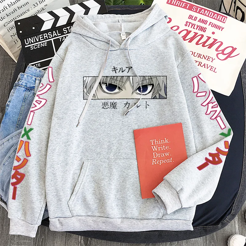 Полноценная трендовая Толстовка Hunter Boy в стиле японских комиксов Харадзюку