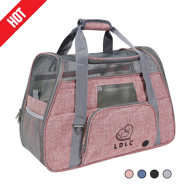 Переносная сумка для домашних питомцев Воздухопроницаемая сетчатая переноска