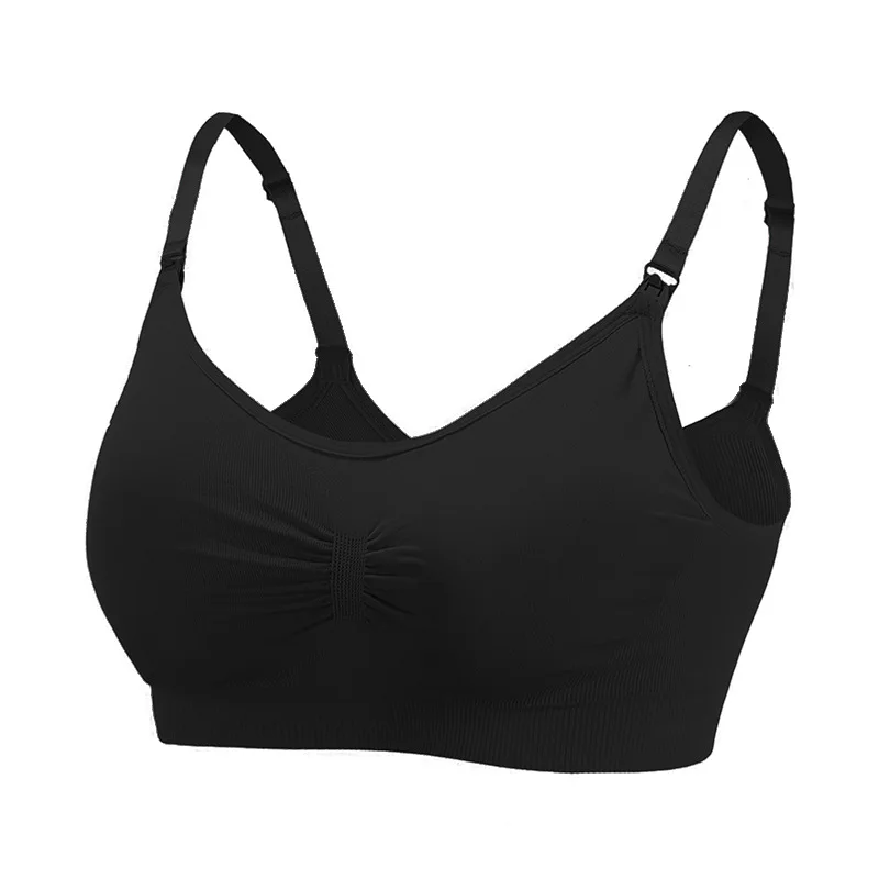 Sujetador de lactancia y braguitas para mujer, conjunto de sost&eacute;n de maternidad antiflacidez y braga, ropa interior transpirable para amamantamiento, prenda de embarazo para amamantar, lencer&iacute;a para alimentar a beb&eacute;-4