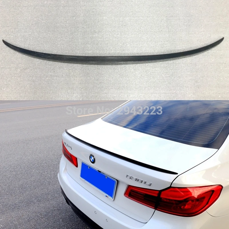 

Автомобильный Стайлинг для BMW G30 G38 5 серии 530i 540i M5 седан 4-дверь 2017 2018 2019 углеродного волокна задний багажник загрузки губ спойлер