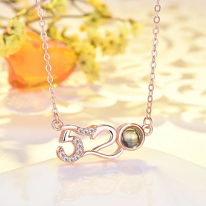 

Ожерелье из серебра 100 пробы с надписью «Love Memory»