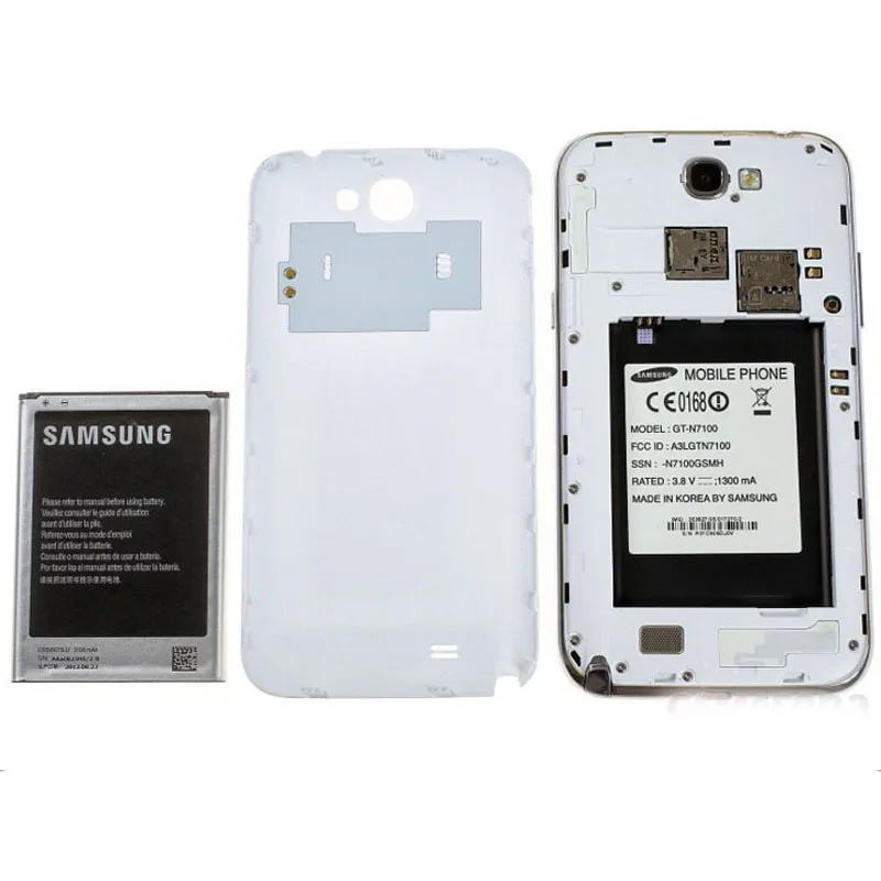Оригинальный разблокированный мобильный сотовый телефон Samsung Galaxy Note 2 II N7100 N7105 8