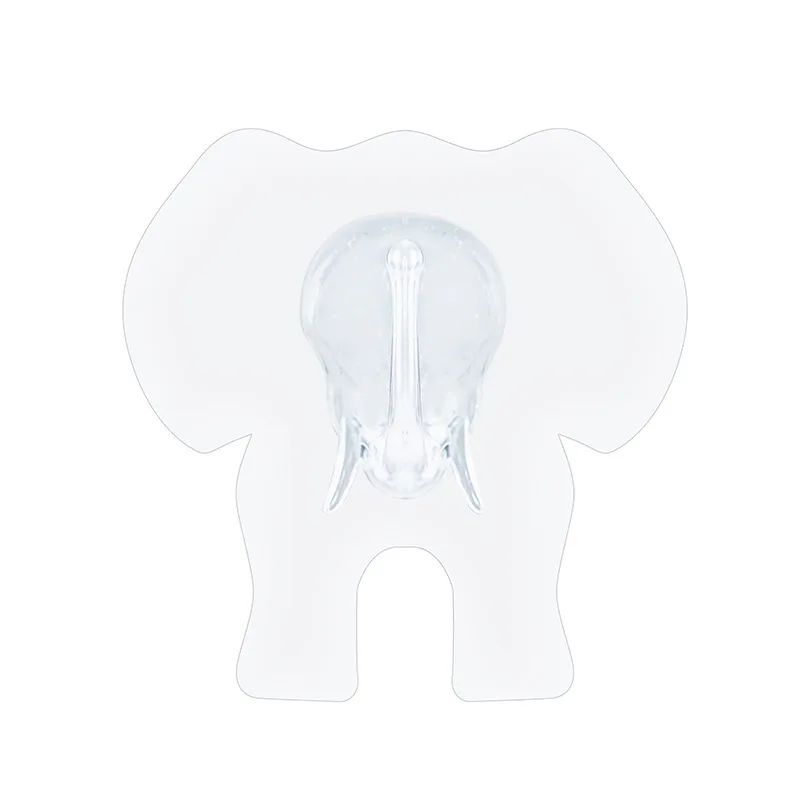 

1pc Creative Elephant Hook Kitchen Wall Seamless Hook Bathroom Waterproof Wall Hanging Nail-free Hook