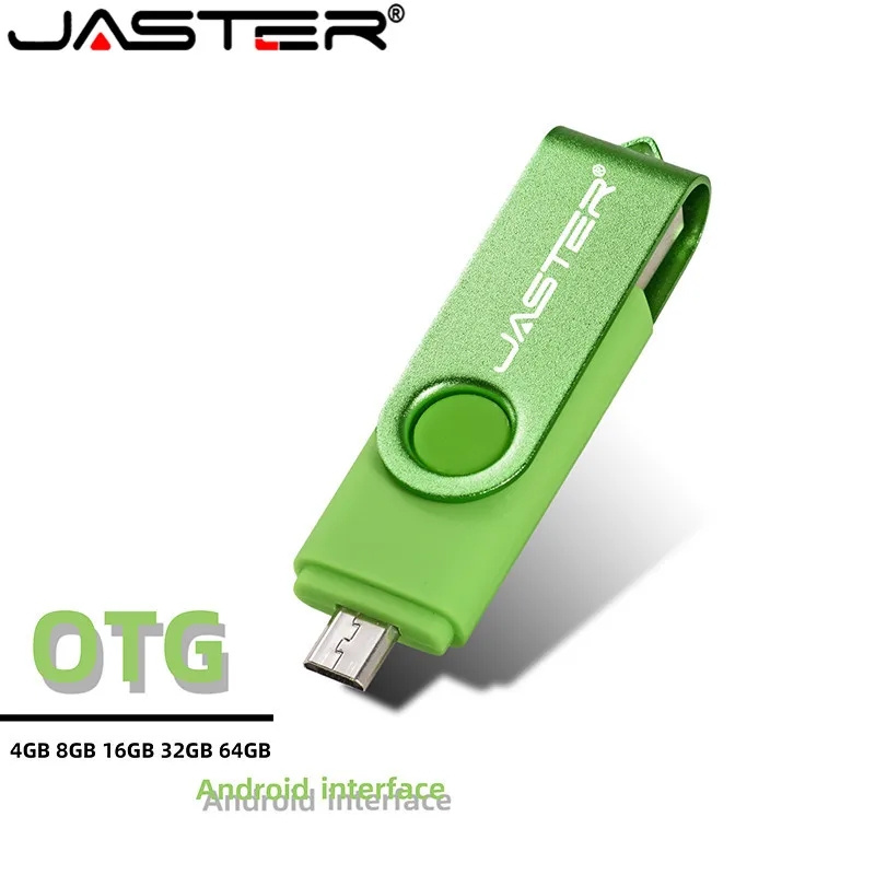 USB-флеш-накопитель JASTER OTG для смартфонов и планшетов поворотный флэш-накопитель
