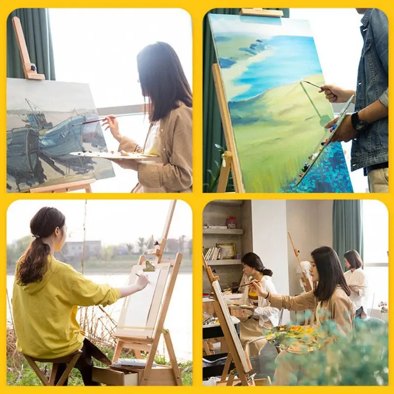 

12ml 24 Colors Professional Acrylic Paint Drawing Painting Pigment Water Resistant Kids DIY Artist