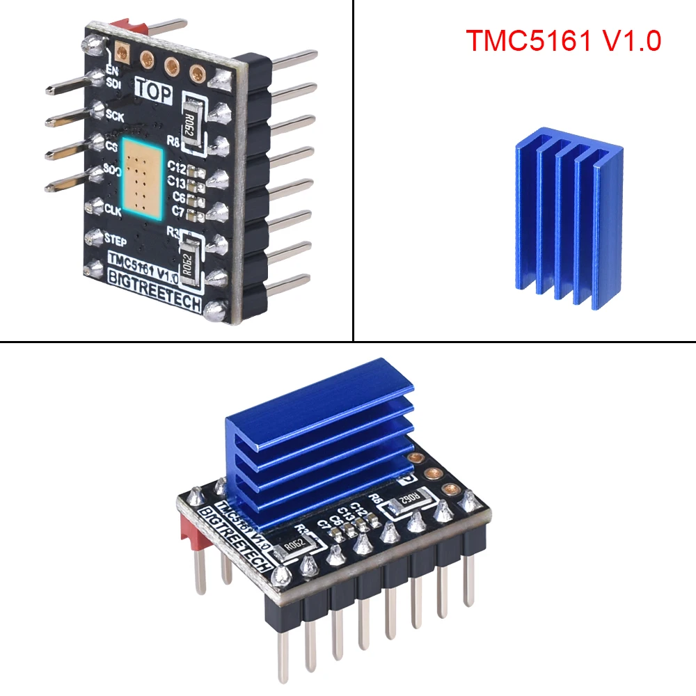 5 шт. TMC5160 TMC2209 TMC2130 TMC2208 шаговый двигатель драйвер StepStick Mute Для SKR V1.4 MINI E3 3D принтер