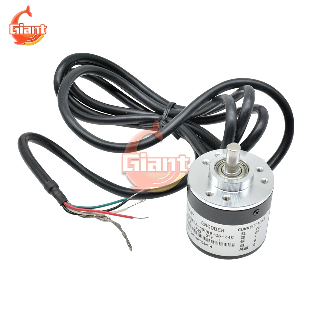 Новый энкодер 600 P/R инкрементный оптический поворотный импульсов/R 360 AB 2 фазы 6 мм