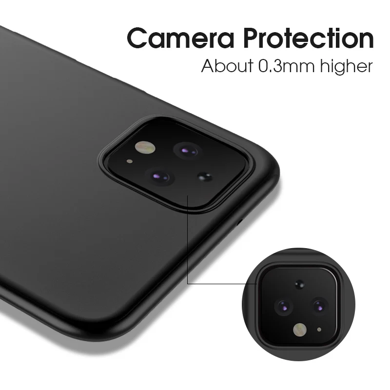 X-level мягкий чехол для телефона из ТПУ Google pixel 4 XL Ультратонкий матовый