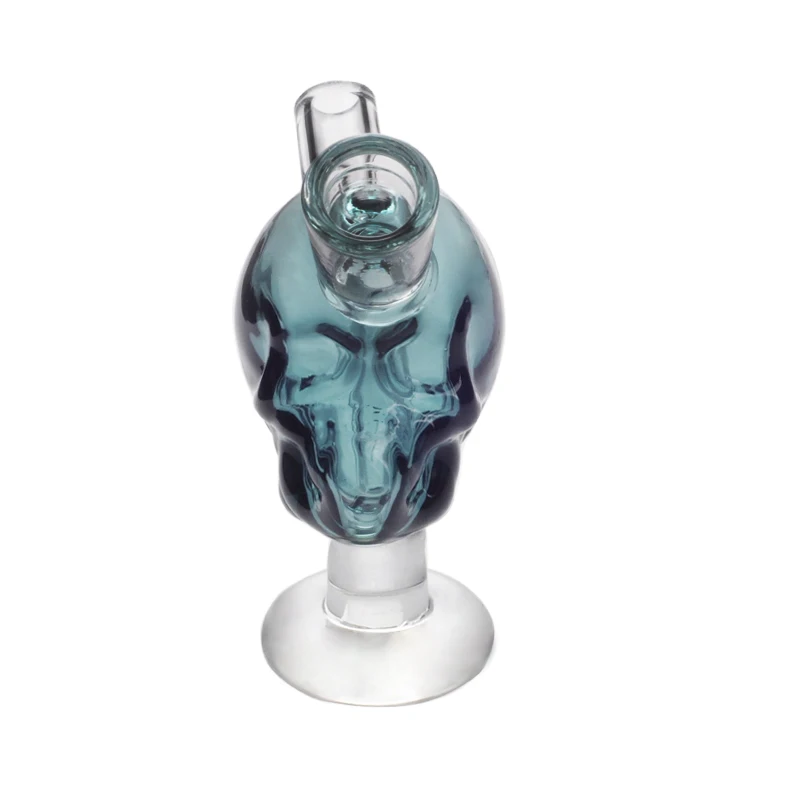 Серый зеленый синий 10-миллиметровый жнец с черепом тупой барботер стеклянная