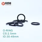 Уплотнительное кольцо CS2.5mm EPDM, 303233343536373839*2,5 мм, 50 шт. уплотнительное кольцо, уплотнительное кольцо, резиновое Крепление для выхлопа, изолятор, обжим