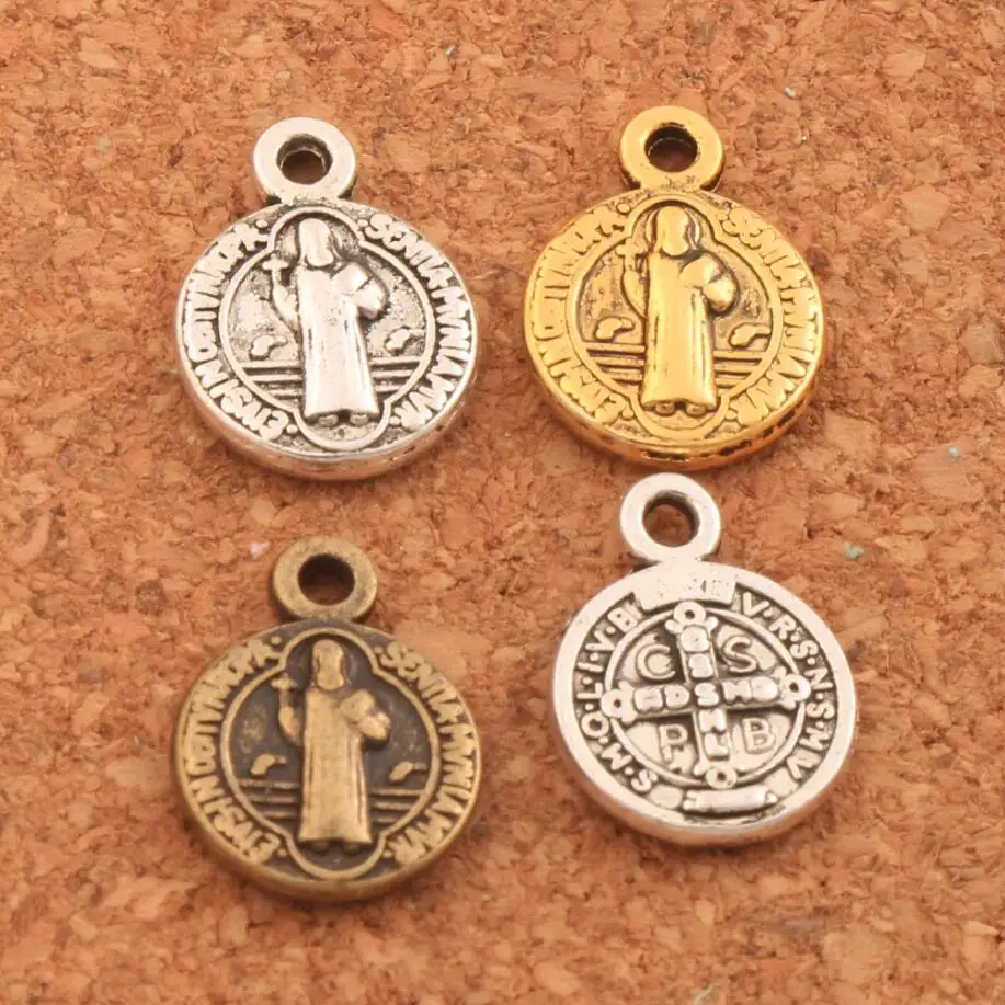 

Saint Benedict Nursia Patron Medal Cross Charms Pendants L1651 60pcs 12x9mm Zinc Alloy