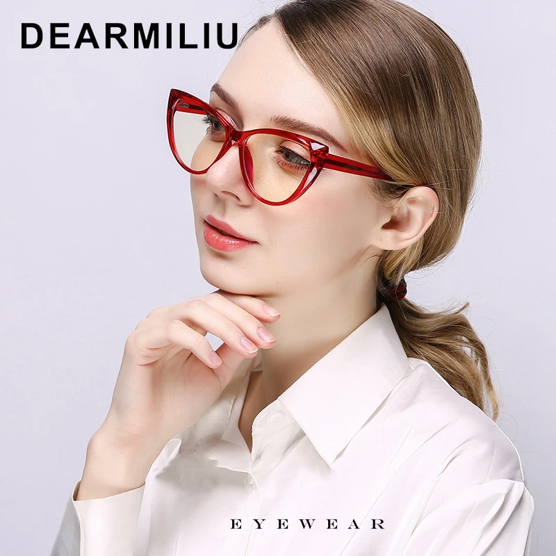 DEARMILIU новинка 2020 синий светильник блокирующие очки для женщин винтажные кошачий