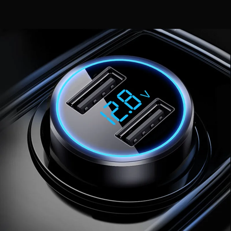 Автомобильное зарядное устройство с двумя USB портами QC3.0 автомобильное со