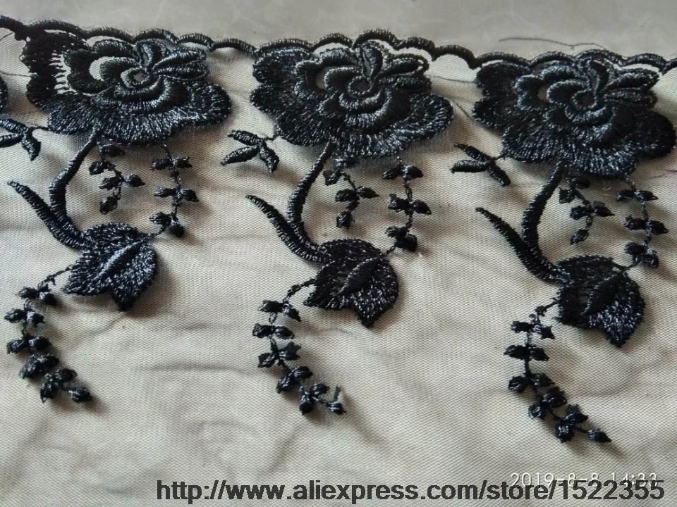 Нежное вышитое кружево Водорастворимая боковая сетчатая вышивка | Дом и сад