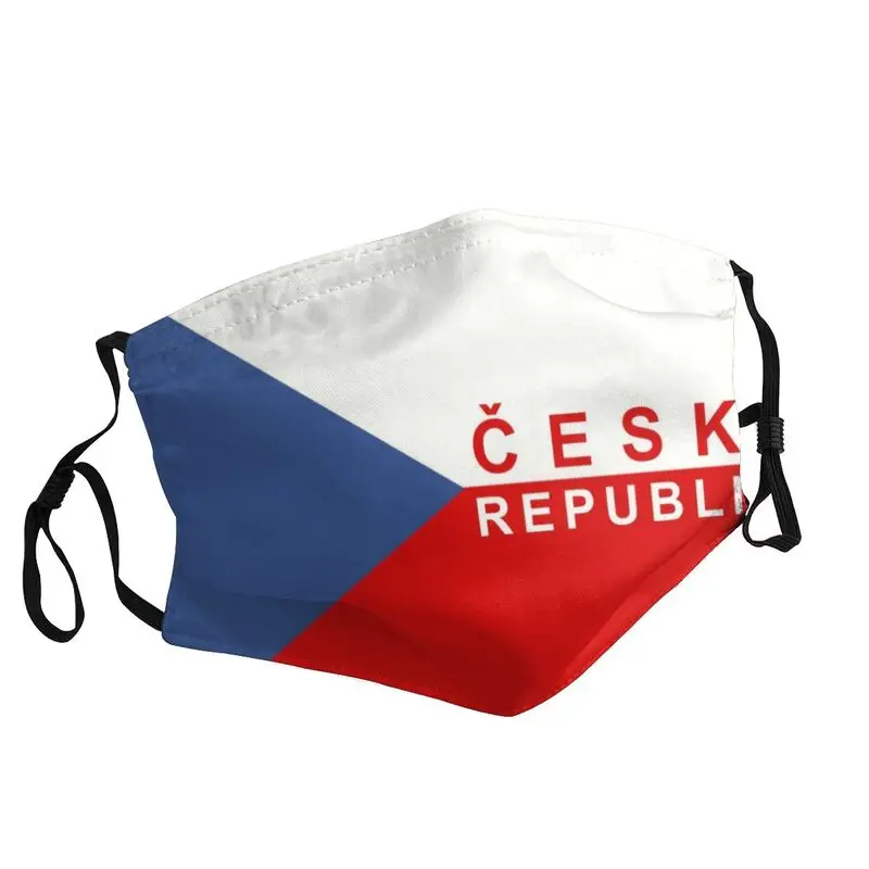 

Маска в виде флага Чехии Пылезащитная одноразовая маска для лица Защитная унисекс маска для рта