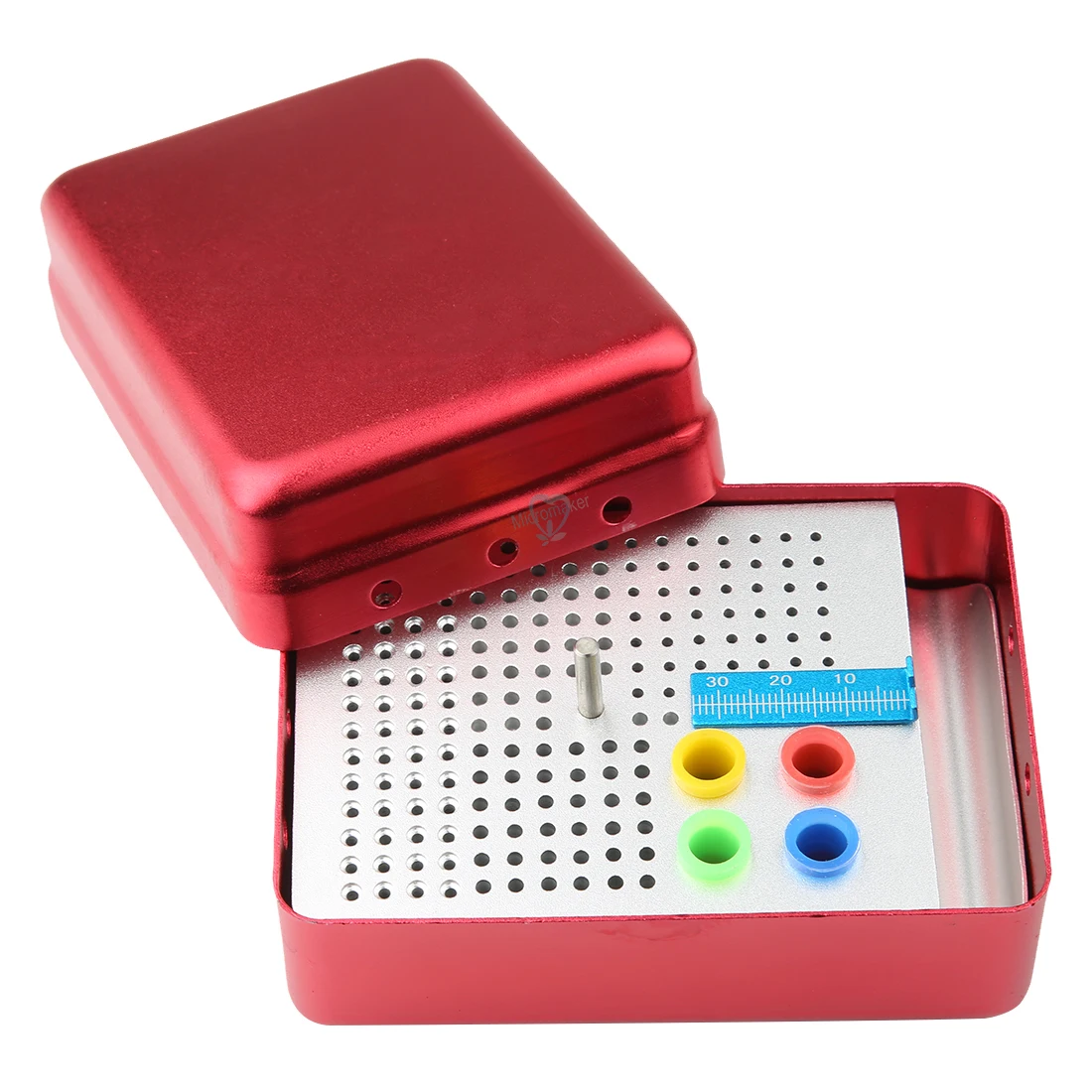 1 шт. держатель для зубных боксов с линейкой|Модель зубов орто-металлическим