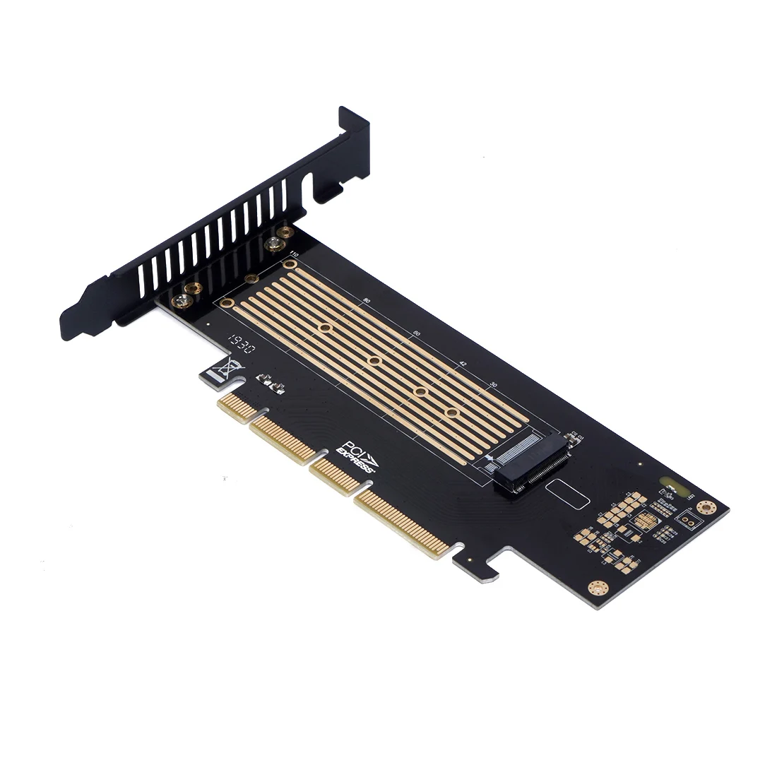 

SK18 M key M.2 to PCI-E Adapter Card Support PCIe PCI Express 3.0 x4 2230 to 22110 Size M.2 SSD High Speed Riser Card