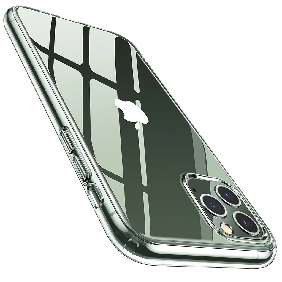 Защитный чехол прозрачный мягкий силиконовый для iPhone 7/XR/11 Pro/XS Max/X/8/7/6/6s Plus/5/5S/SE |