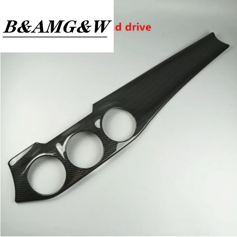 Карбоновая отделка панели приборов центральной консоли в цвете карбонового волокна для Mercedes Benz GLA X156 CLA C117 LHD 2013-2018 годов выпуска.