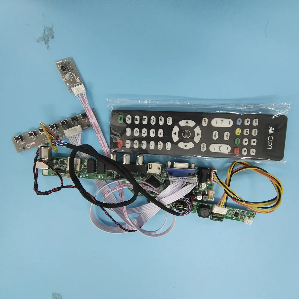 

kit for LM240WU8-SLE1 LED LVDS Controller board DIY CVBS 24" VGA HDMI-compatible 1920X1200 30pin USB LCD TV AV Panel monitor