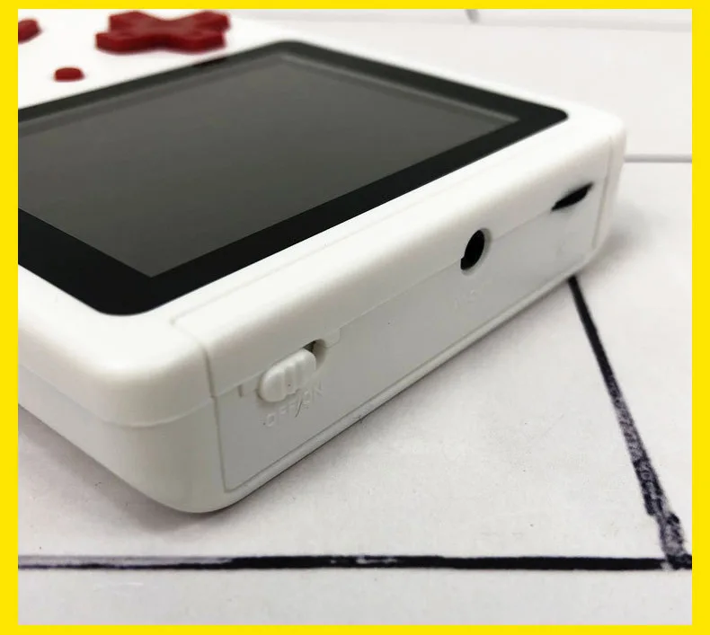 Новинка 500 Ретро портативная мини-консоль для видеоигр 8 бит карманная игровая