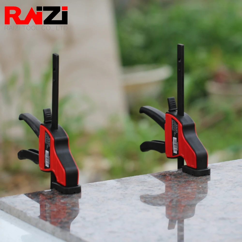 

Raizi 2Pcs Woodworking Clamp Clip Hard Grip Quick Ratchet Release DIY Carpentry Hand Vise Tool 4 inch 5 inch