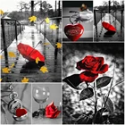 Алмазная живопись с полным напылением 5D, сделай сам, бокал вина, любовь, узор стразы, вышивка крестиком, аксессуары для домашнего декора