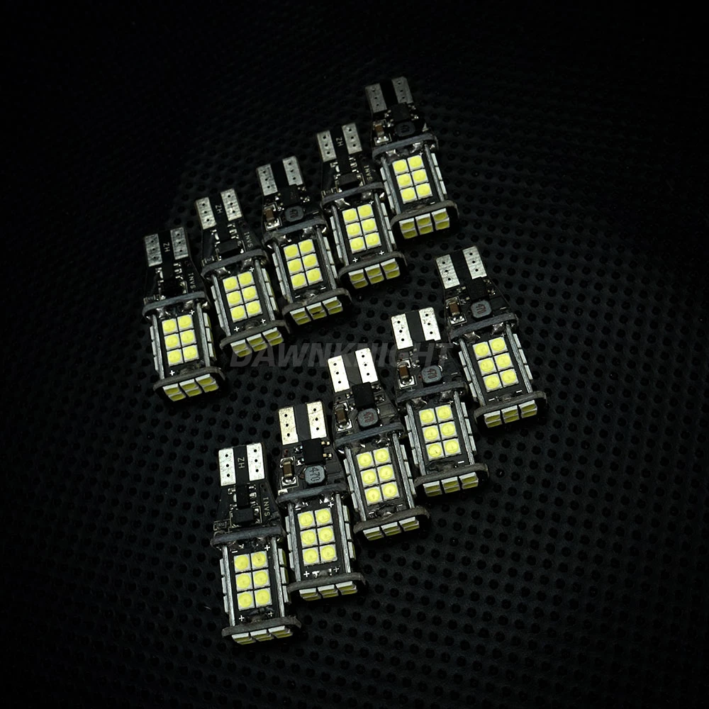 2 шт. T15 W16W светодиодный задний тормозной светильник с поворотом 3030 24SMD Canbus без