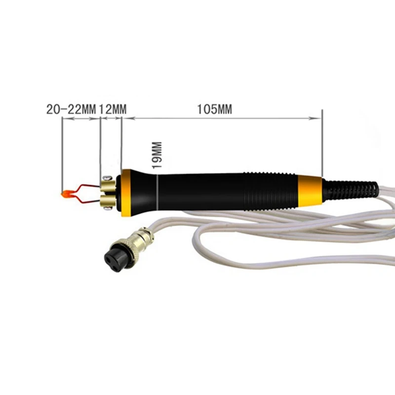 

40W 0-600 Digital Multifunction DIY Electric Gourd Wooden Pyrography Machine with 23Pcs Heating Pen Heads,EU Plug