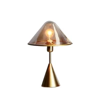 nordic creative art bedside bedroom table lamp light golden luxury designer model room home decoration designer led table lamp