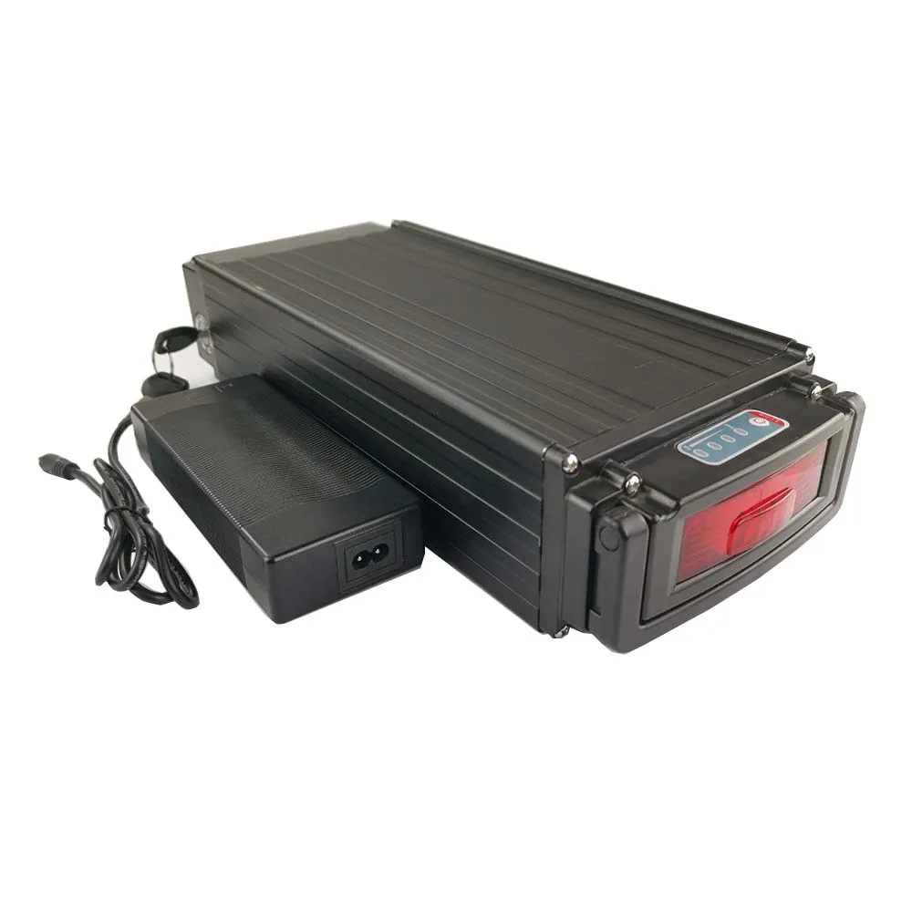 48V 20AH Ebike Battery Rear Rack Lithium ion Electric Bike 50A BMS With Layer Luggage For 500W 1500W 1800W Motor | Спорт и