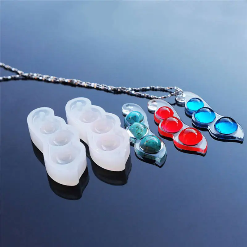 

3D Peas Necklace Pendant DIY Tools Pepper Beans Shape Silicone Molds Jewelry Chocolate Epoxy Mold Cake Decorating Mould