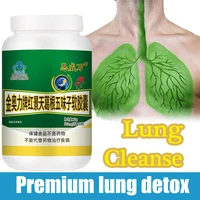 lung cleanse detox herbal capsule quit smoking pill potent lung supplement support respiratory health mucus clear asthma relief