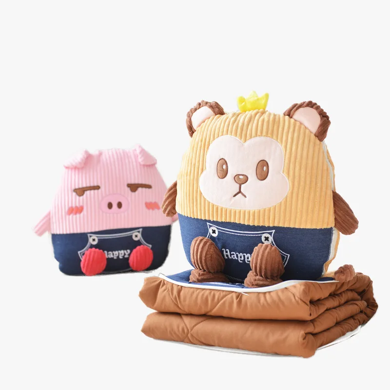 Плюшевый медведь 2 в 1 игрушки слоны с ушами мягкие животные подушка одеяло