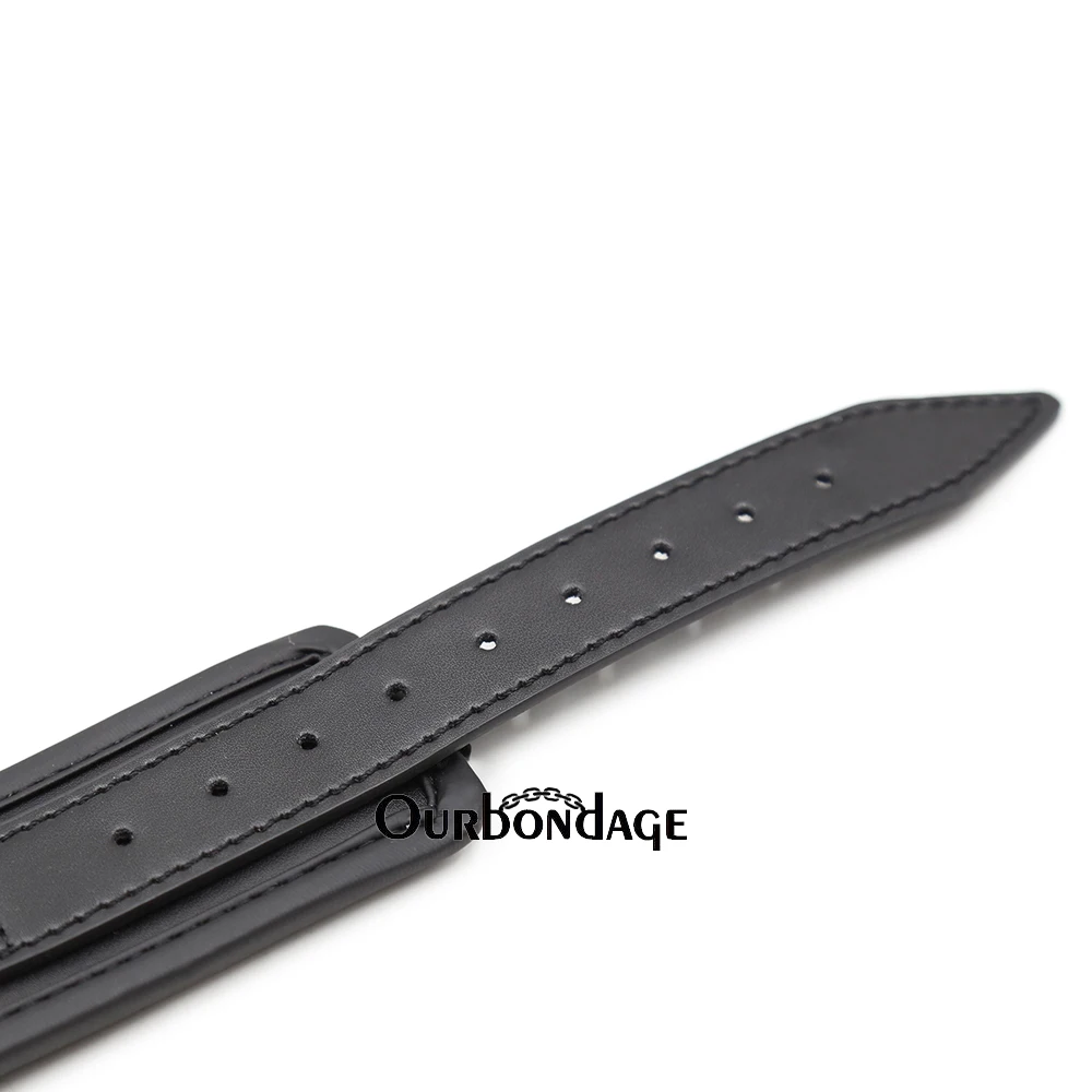 Ourbondage из искусственной кожи в стиле ретро Регулируемый наручники ограничения