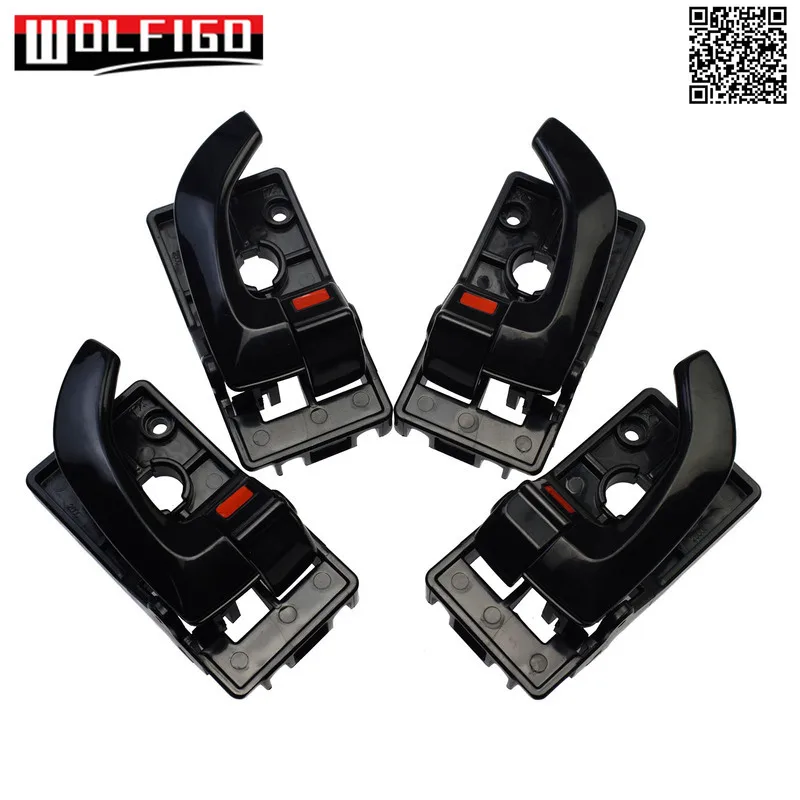 Новый черный LH RH левый и правый Внутри внутренние дверные ручки автомобиля