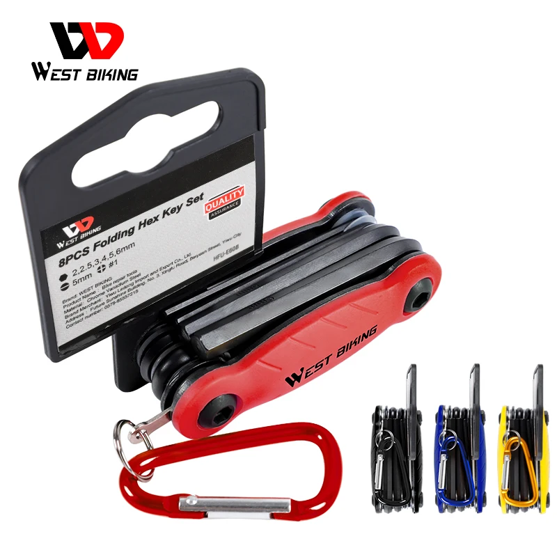 

WEST BIKING Multifunction Bicycle Repair Tools Kit S2 Steel Hexagon Spoke Screwdriver MTB Road Bike Repair Tool Riding Equipment
